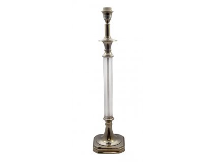 Stolní lampa SILLE 65 cm, stříbrná