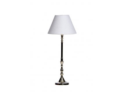 Stolní lampa ALBERTA 49 cm, stříbrná