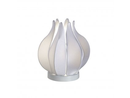 TULIPANO stolní lampa bílá, výška 30 cm