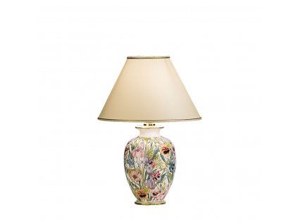 PANSE stolní lampa s květinovým dekorem, výška 43 cm