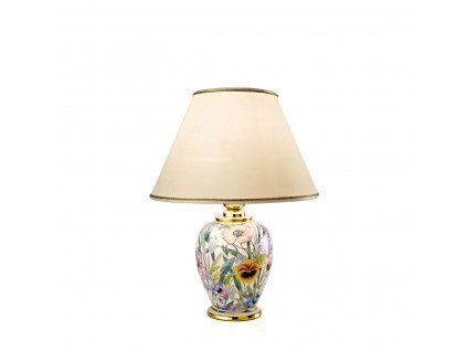 PANSE stolní lampa s květinovým vzorem, výška 34 cm