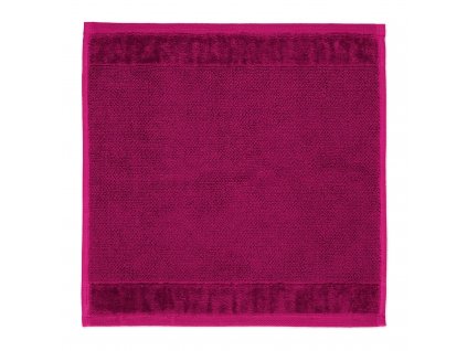 Bambusový ručník 30 x 30 cm brusinky