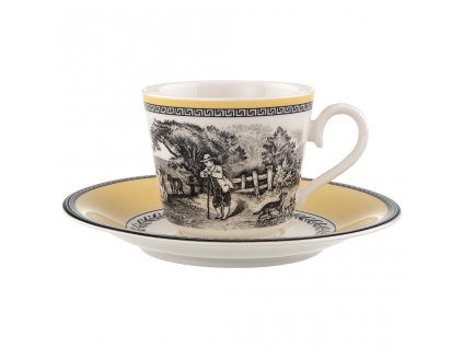 Kávový nebo čajový šálek s podšálkem z kolekce AUDUN FERME