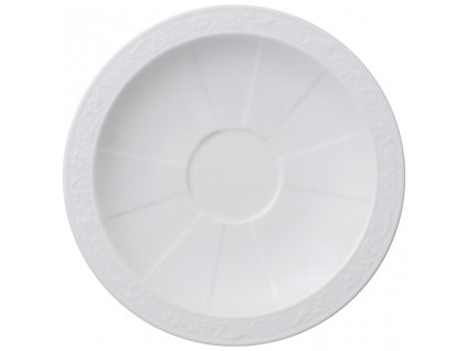 Kávový nebo čajový podšálek z kolekce WHITE PEARL