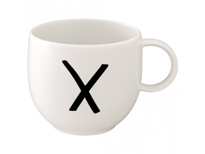Hrnek s písmenkem X +