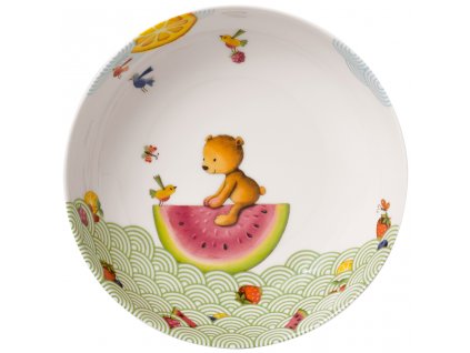 Dětský hluboký talíř z kolekce HUNGRY AS A BEAR