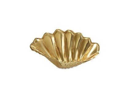 Miska ve tvaru mušle TAHITIAN CLAM zlatá
