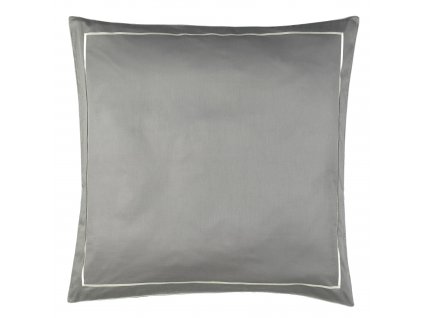 Povlak na polštář SATIN PREMIUM 60 x 60 cm, šedá/stříbrná