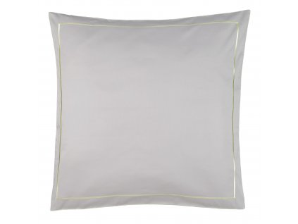 Povlak na polštář SATIN PREMIUM 70 x 90 cm, šedá/zelená