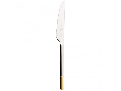 Jídelní nůž z kolekce ELLA částečně pozlacená