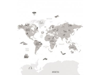 Tapeta WORLD MAP 9918 z kolekce PLAYTIME