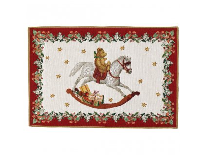 Vánoční textilní prostírání TOY'S FANTASY - HORSE, 32 x 48 cm +