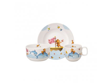 Dětská jídelní porcelánová sada z kolekce HAPPY AS A BEAR 3 ks