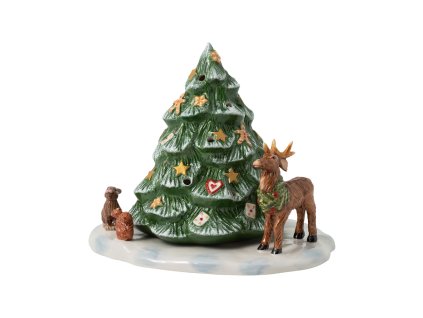 Vánoční dekorace a lucerna CHRISTMAS TOYS MEMORY Stromek s lesními zvířátky
