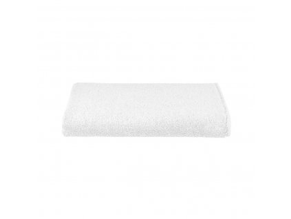 Bavlněný hostovský ručník PURE s úzkou bordurou 40 x 60 cm, bílá