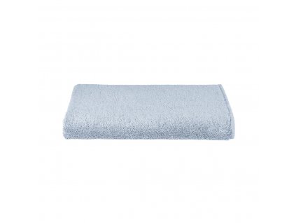 Bavlněný ručník PURE s úzkou bordurou 70 x 140 cm, světle modrá