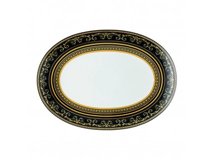 ROSENTHAL VERSACE VIRTUS GALA BLACK Tác 38 cm