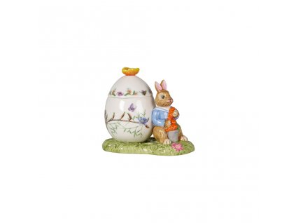 Velikonoční dekorace z kolekce BUNNY TALES Dóza vajíčko a Max