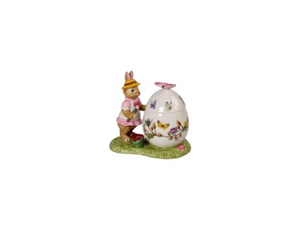 Velikonoční dekorace z kolekce BUNNY TALES Dóza vajíčko a Anna