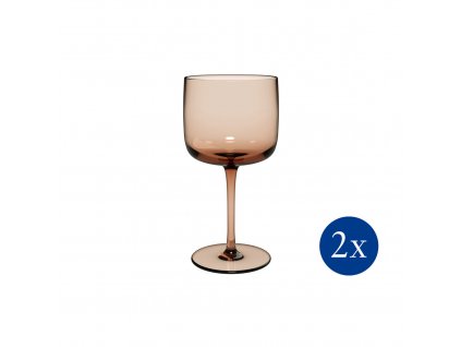 Sada sklenic na víno z kolekce LIKE GLASS CLAY, 2 ks