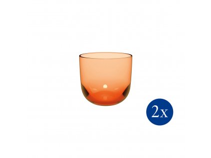 Sada sklenic na vodu z kolekce Like Glass Apricot, 2 ks