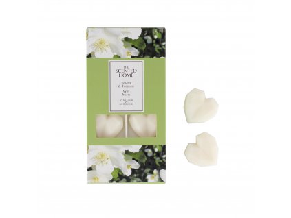 Vonný vosk do aromalampy THE SCENTED HOME - JASMINE & TUBEROSE (jasmín a noční hyacint), 8 ks