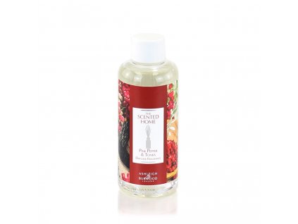 Náhradní náplň do difuzéru THE SCENTED HOME - PINK PEPPER & TONKA (růžový pepř a tonka), 150 ml