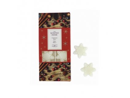 Vonný vosk do aromalampy THE SCENTED HOME - CHRISTMAS SPICE (vánoční koření), 8 ks