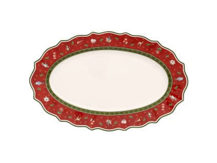 Vánoční servírovací tác TOY'S DELIGHT oválný malý