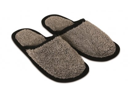 Pantofle SAUNA hnědo-černé, vel. 42-44
