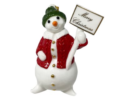 Vánoční ozdoba z kolekce CHRISTMAS CLASSICS 2024 Sněhulák