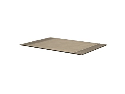 Obdelníkové prostírání s pruhy na stranách FIRENZE 45 x 31 cm, taupe