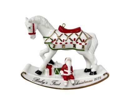 Vánoční ozdoba z kolekce CHRISTMAS CLASSICS Houpací koník