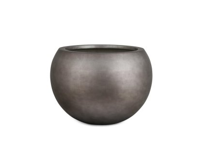 Obal na květináč ROYAL - široký šedý, 32 cm