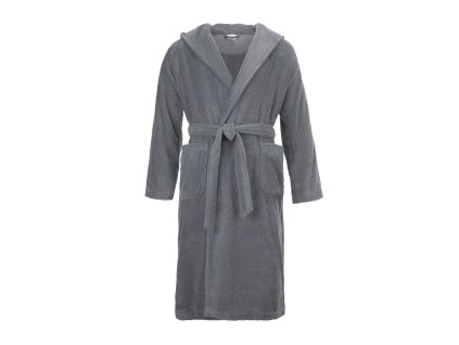 Bavlněný froté župan s kapucí MÖVE, stone XXXL
