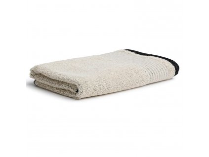 EDEN saunová osuška 80 x 200 cm nature/black