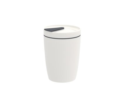Porcelánový termohrnek TO GO menší, bílý 0,29l