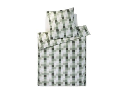 Sada ložního povlečení JOOP! MESH 2 x 70 x 90 cm a 220 x 240 cm, zelená