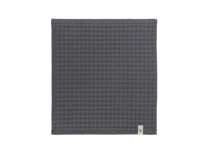 PIQUÉE ručník s waflovým vzorem 30 x 30 cm šedý
