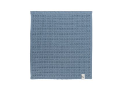PIQUÉE ručník s waflovým vzorem 30 x 30 cm modrý