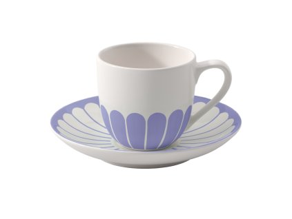 Espresso šálek s podšálkem z kolekce FLEUR BLEU