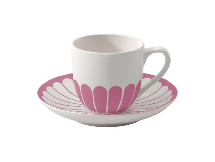 Espresso šálek s podšálkem z kolekce FLEUR CASSIS