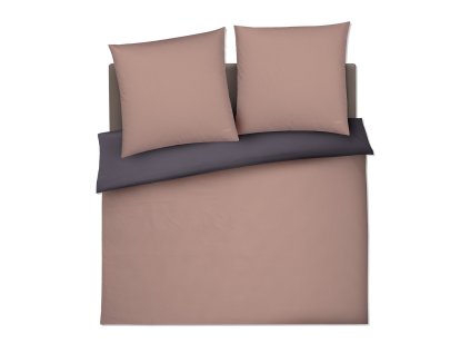 Sada ložního povlečení JOOP! MICRO PATTERN 2 x 70 x 90 cm a 200 x 220 cm, hnědá