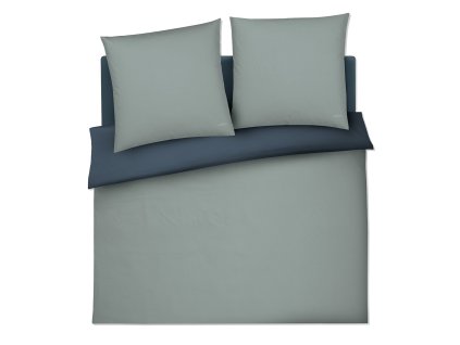 Sada ložního povlečení JOOP! MICRO PATTERN 2 x 40 x 80 cm a 200 x 200 cm, modrá