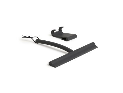 Závěsná sprchová stěrka VELVET dark grey