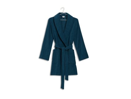 Dámský župan s šálovým límcem VIBRANT OPULENCE vel. 38 sea green