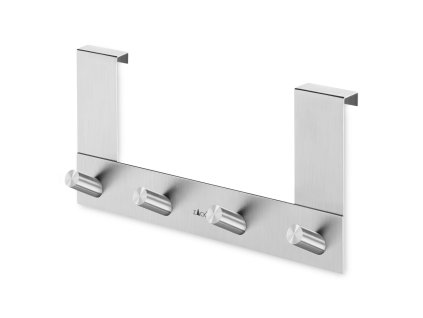 Dveřní lišta s háčky EXIT, 16-19 mm, kartáčovaná nerez