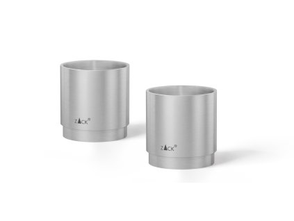 Sada kalíšků na vejce SALO, 2 ks, kartáčovaná nerez