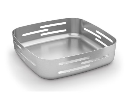 Košík na chleba PANORE, kartáčovaná nerez