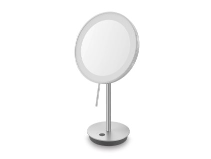 LED kosmetické zrcátko ALONA, kartáčovaná nerez